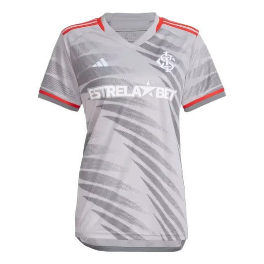 Camisa Internacional Third 24/25 - Versão Feminina Baby Look Cinza
