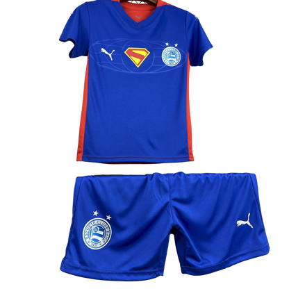 Conjunto Infantil Bahia Edição Especial 25/26 - Superman Vermelho e Azul