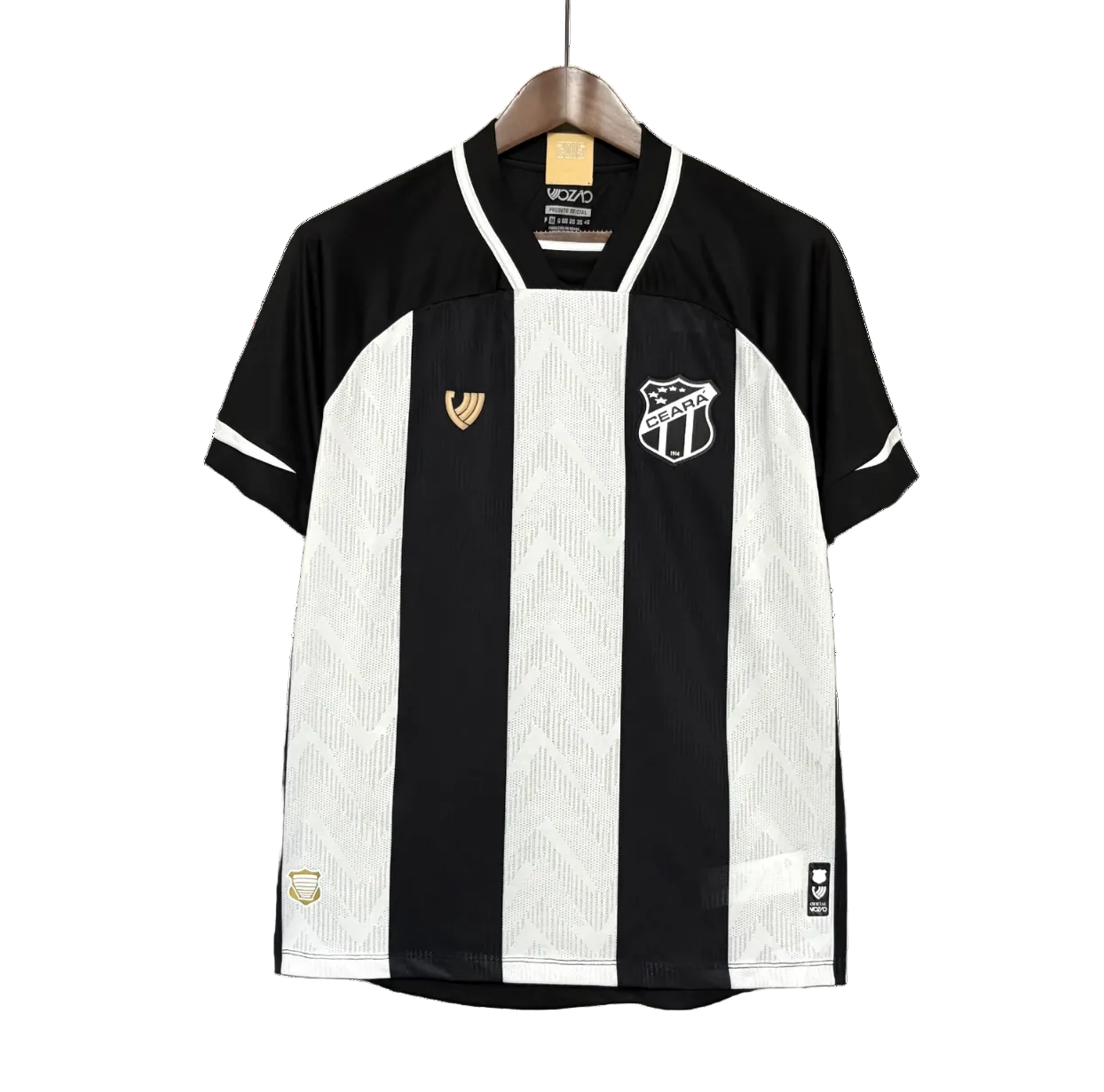 Camisa Ceará Titular 25/26 - Preto e Branco