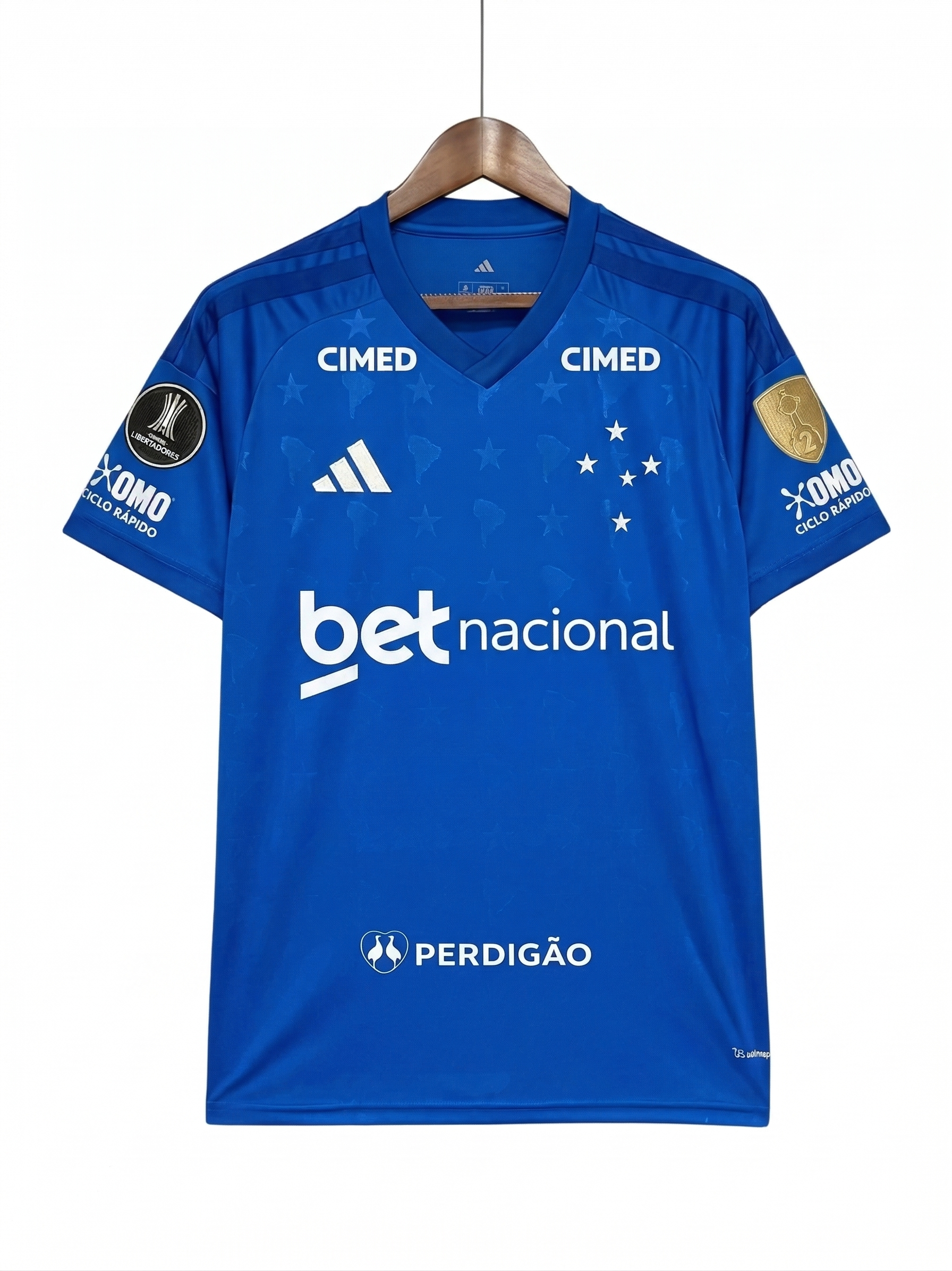 Camisa Cruzeiro Titular 26/27 - Azul Masculino