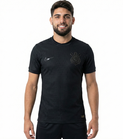 Camisa Corinthians Fora 2024/25 - Versão Jogador All Black