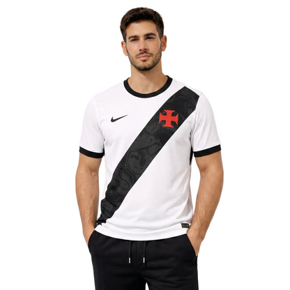 Camisa Vasco da Gama Reserva 26/27 - Preto e Branco