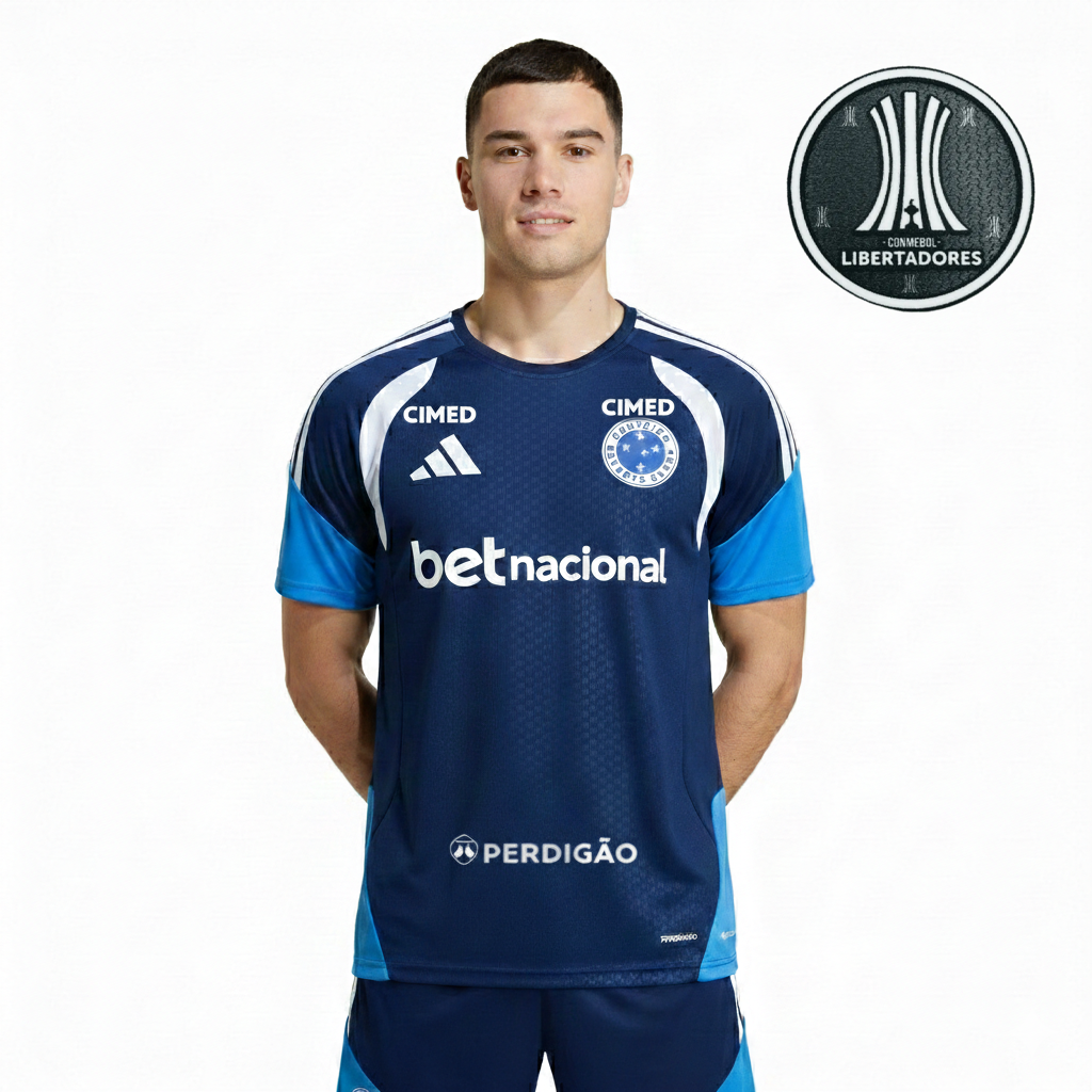 Camisa Cruzeiro de Treino 26/27 - Azul Escuro