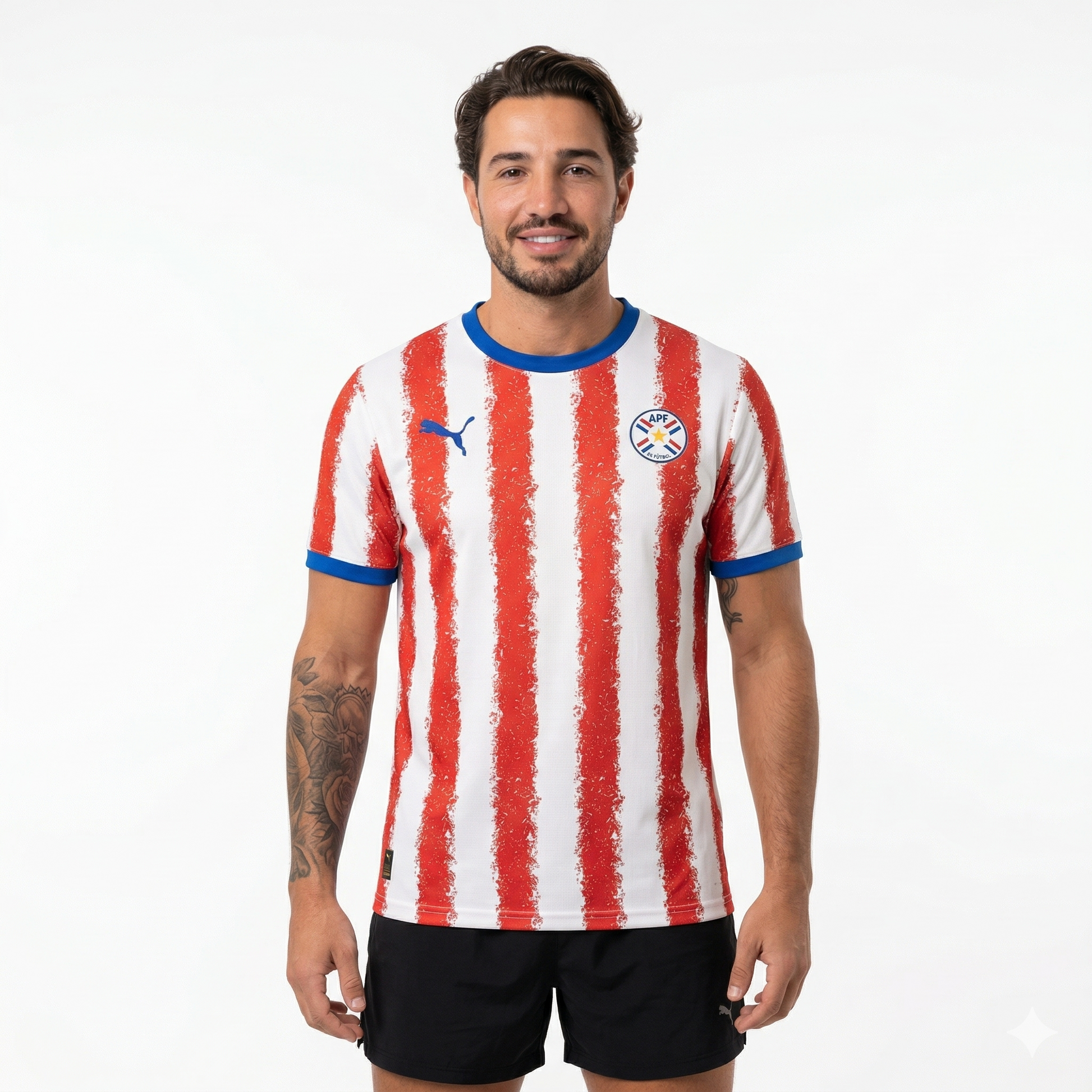 Camisa Paraguai Home 26/27 - Branca e Vermelha