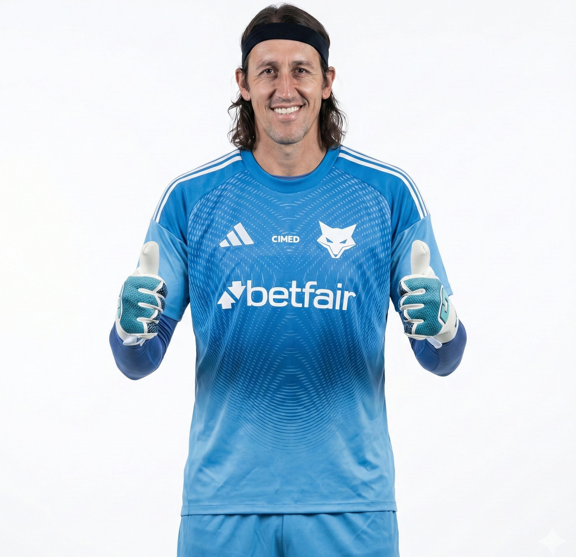 Camisa de Treino Cruzeiro de Goleiro 25/26 - Masculino Azul