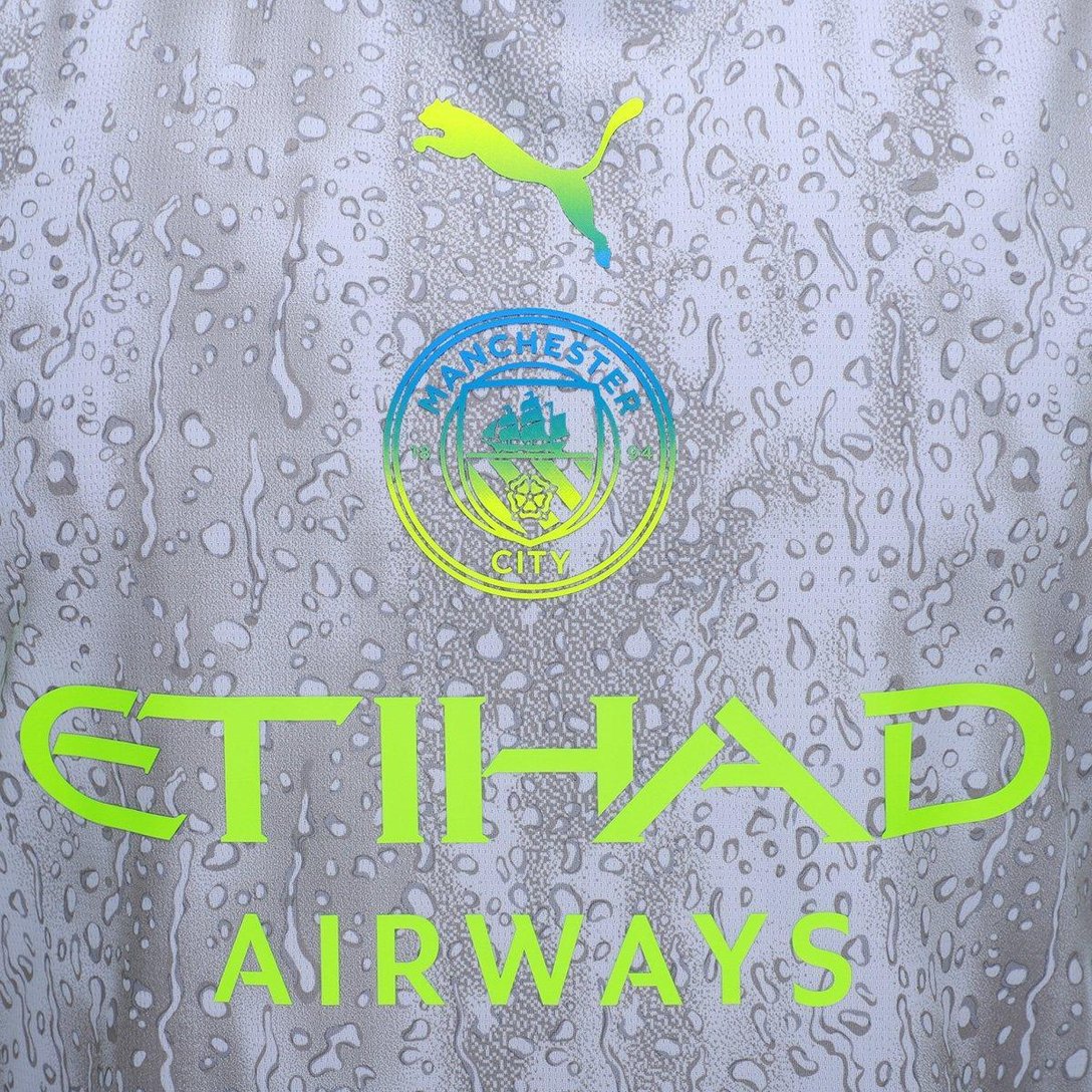 Camisa Manchester Third Reserva 25/26 - Cinza e Verde