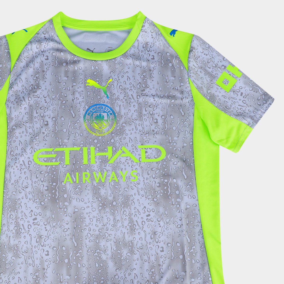 Camisa Manchester Third Reserva 25/26 - Cinza e Verde