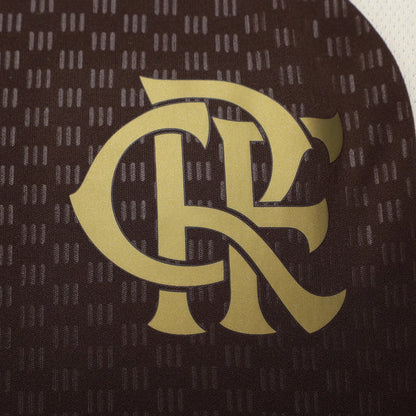 Camisa Flamengo Treino Comissão 2026 - Marrom