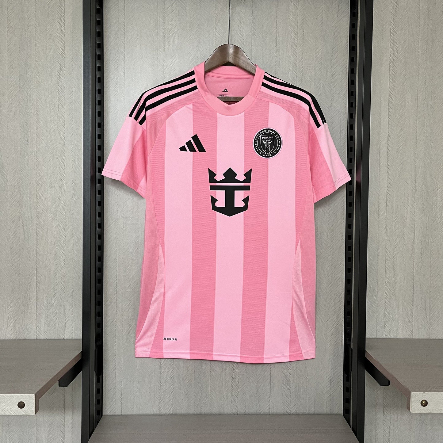 Camisa Inter Miami Titular 25/26 - Rosa Listrado
