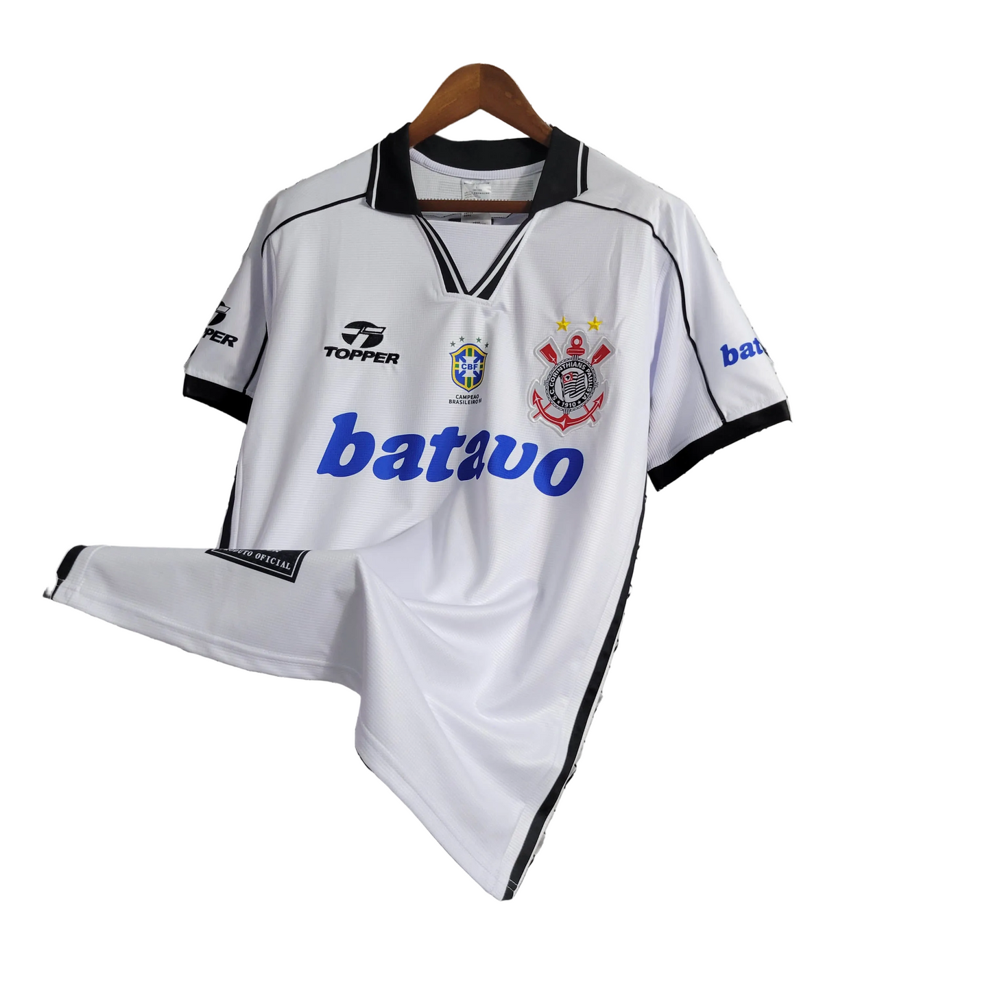 Camisa Corinthians Fora 1999 - Versão Retrô Branca