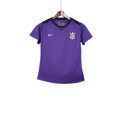 Camisa Corinthians de Treino 25/26 - Versão Feminina Baby Look Roxa