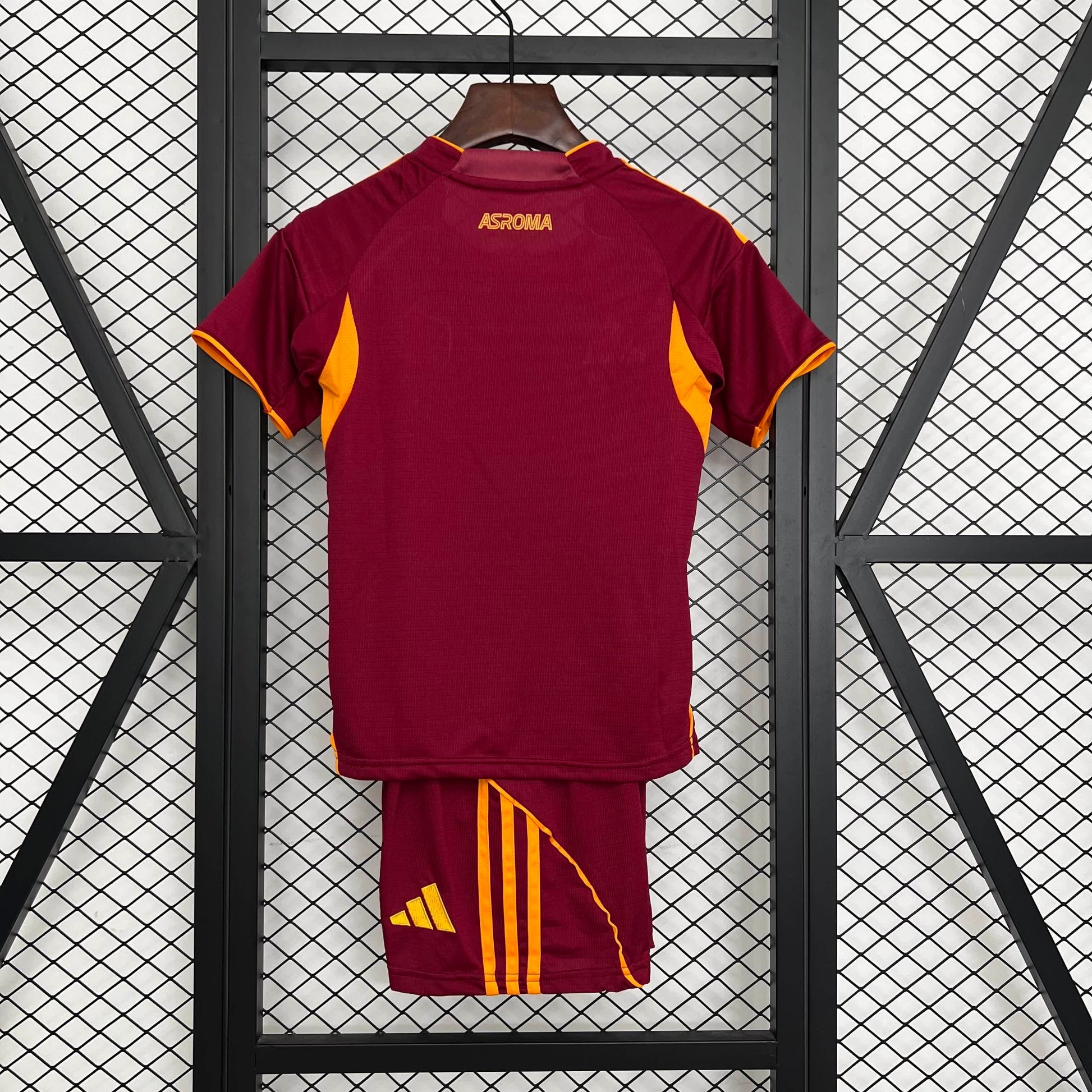 Conjunto Roma Home 25/26 - Vermelho
