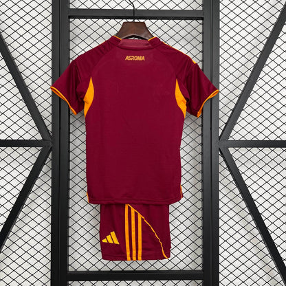 Conjunto Roma Home 25/26 - Vermelho
