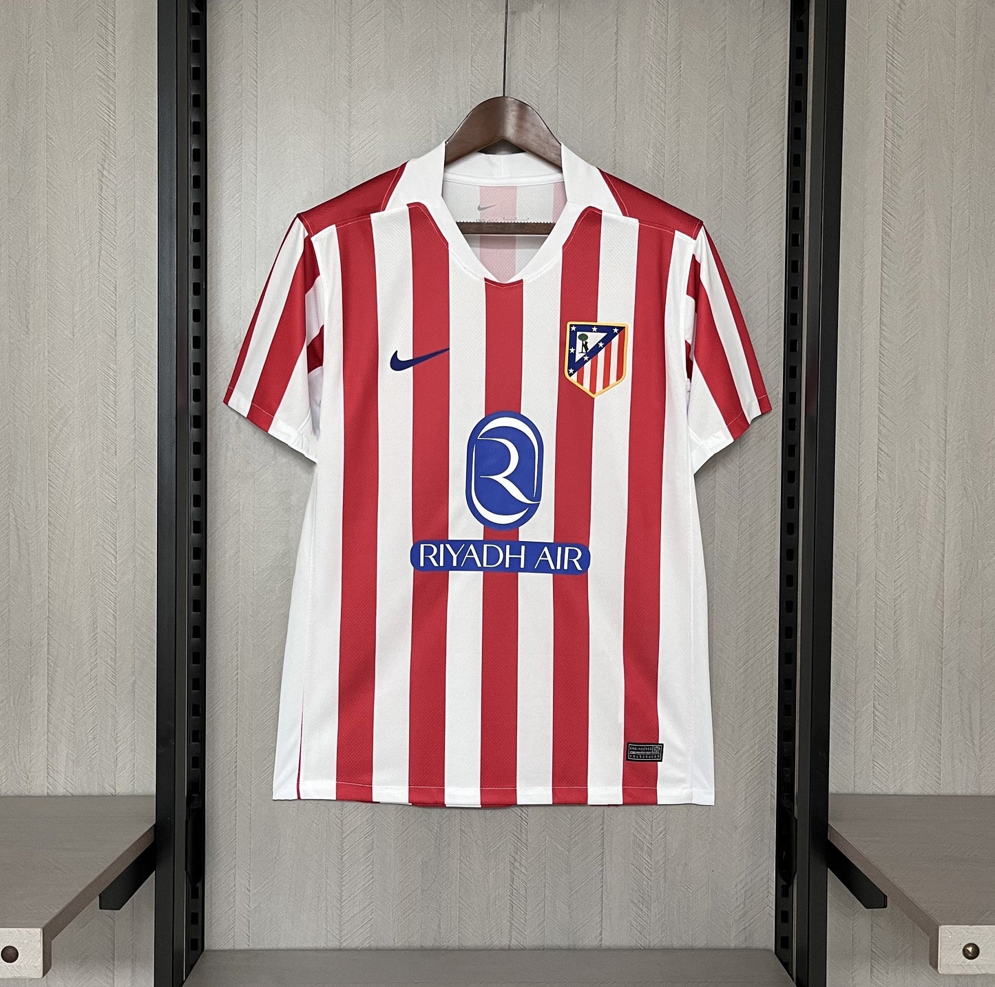 Camisa Atlético de Madrid Titular 25/26 - Vermelho e Branco