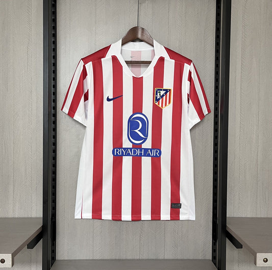 Camisa Atlético de Madrid Titular 25/26 - Vermelho e Branco