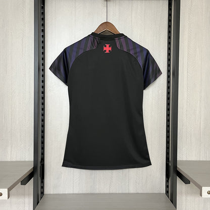 Camisa Vasco Edição Especial 24/25 - Versão Feminina Baby Look Preta