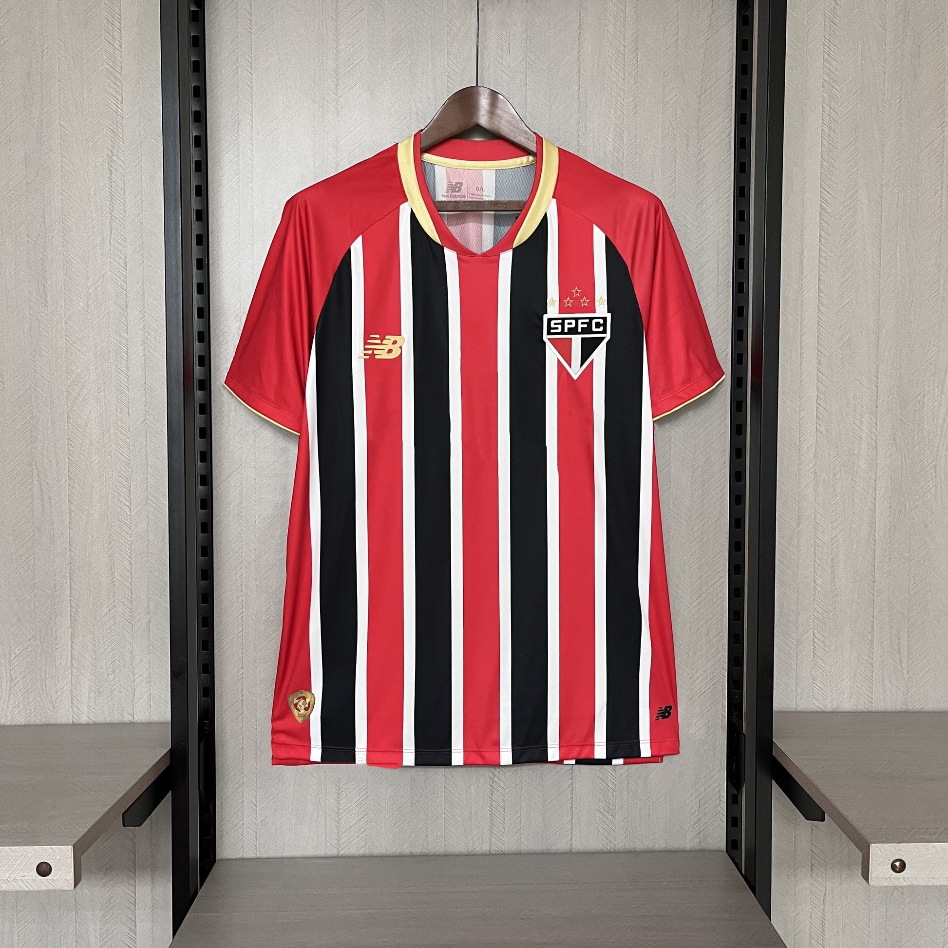 Camisa São Paulo Fora 25/26 - Vermelha Tricolor