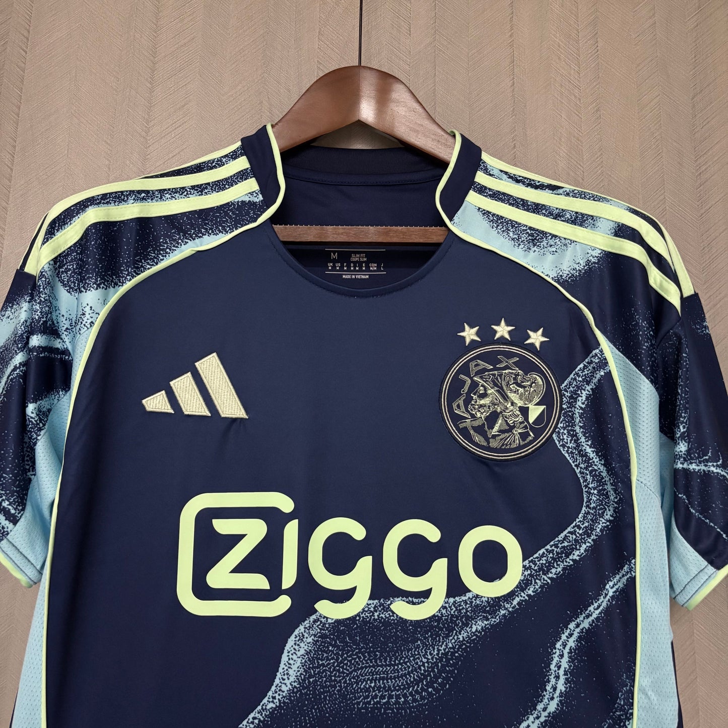 Camisa Ajax Away 25/26 - Azul e verde