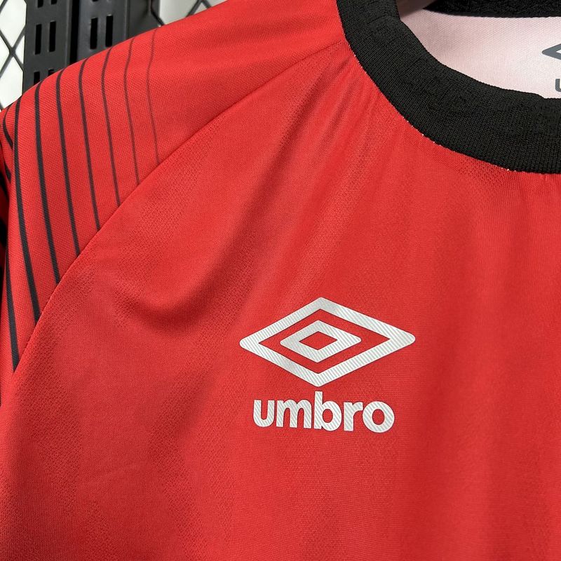 Camisa Athletico Paranaense Titular 25/26 - Vermelha e Preta