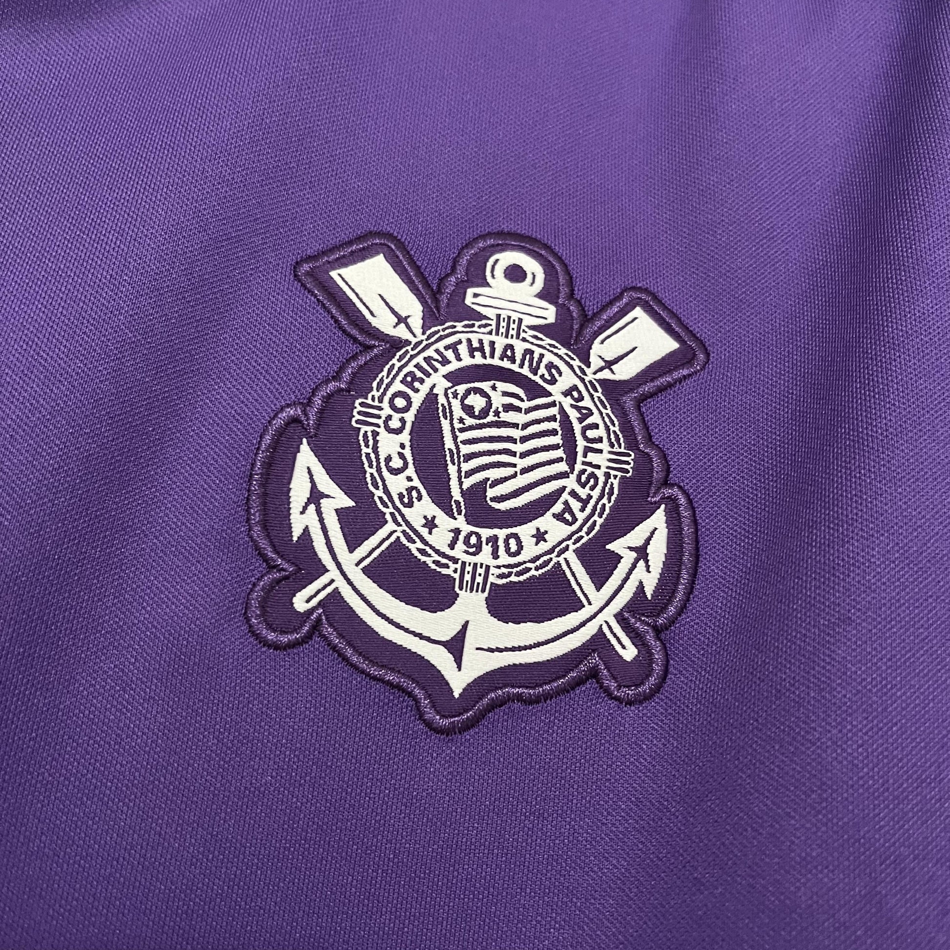 Camisa Corinthians de Treino 25/26 - Versão Feminina Baby Look Roxa