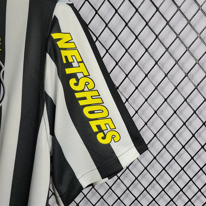 Camisa Santos Nike Fora 2012/13 - Versão Retrô Preta e Branca Listrada Neymar Jr