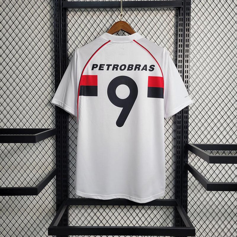 Camisa Flamengo Fora 2002/03 - Versão Retrô Branca Nike