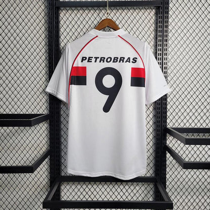 Camisa Flamengo Fora 2002/03 - Versão Retrô Branca Nike