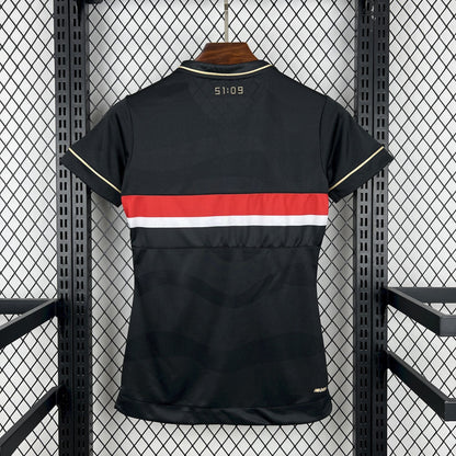 Camisa São Paulo Reserva 25/26 - Versão Feminina Baby Look
