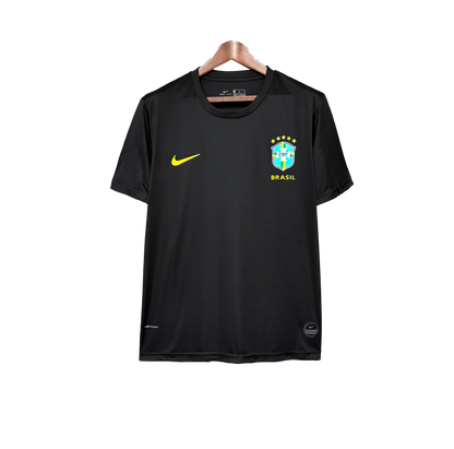 Camisa Brasil 2022 - Versão Retrô preta