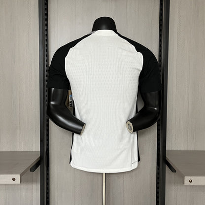 Camisa Corinthians Titular 2025/26 - Versão Jogador Preto e Branco