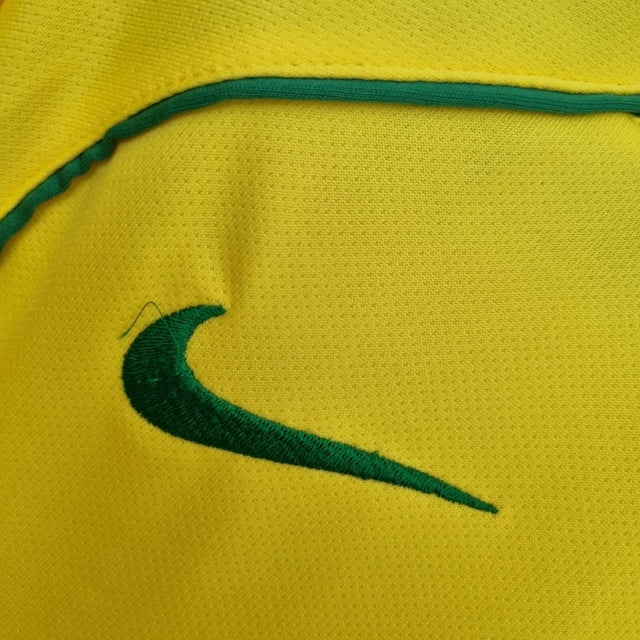 Camisa Brasil Titular 2004 - Versão Retrô Amarela