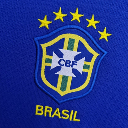Camisa Brasil Fora 2004 - Versão Retrô Azul