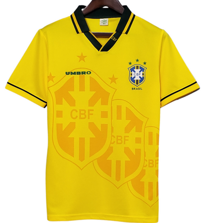 Camisa Brasil Titular 94/95 - Versão Retrô Amarela