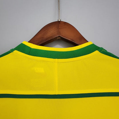 Camisa Brasil Titular 98/99 - Versão Retrô Amarela