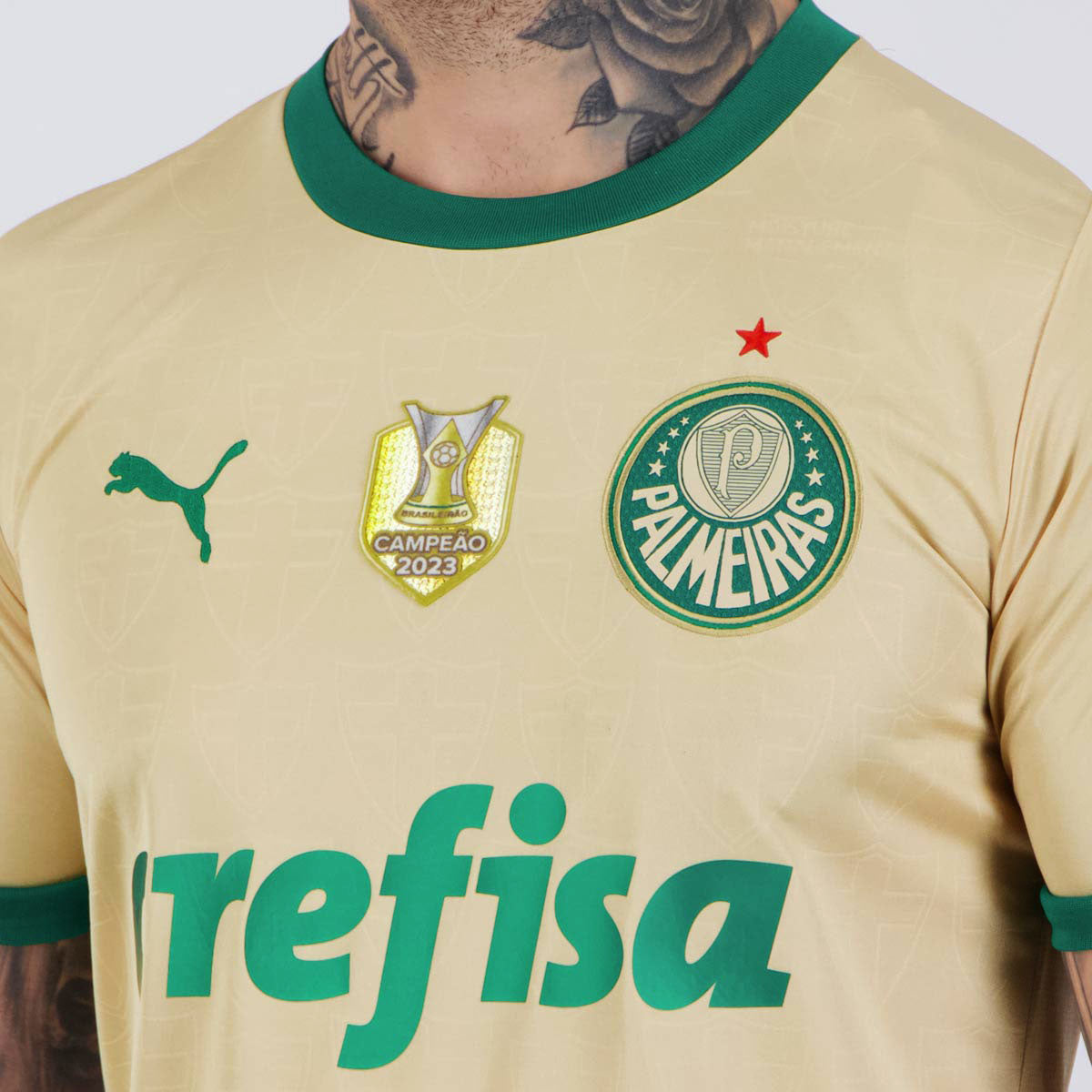 Camisa Verdão Third 24/25 - Dourada e verde