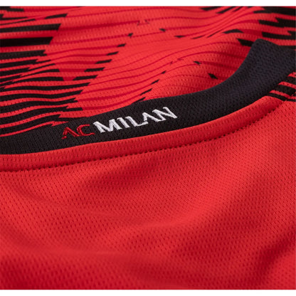 Camisa Milan Home 23/24 - Preta e Vermelha