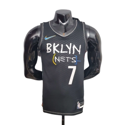 Camisa Regata Brooklyn Nets Preta City Edition - Nike - Masculina