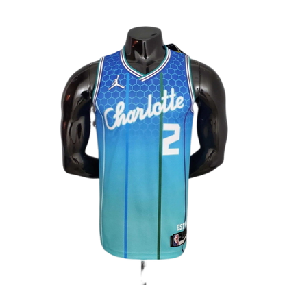 Camisa Regata Charlotte Hornets Azul Clara - Nike - Masculina