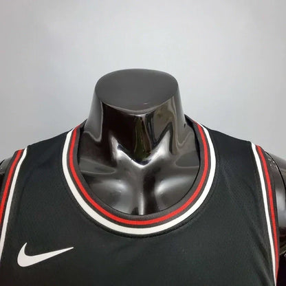 Camisa Regata Chicago Bulls Preta e Vermelha - Nike - Masculina