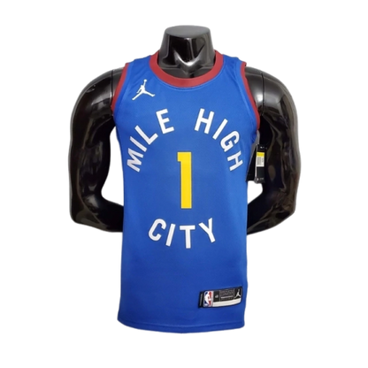 Camisa Regata Denver Nuggets Azul City Edition - Nike - Masculina