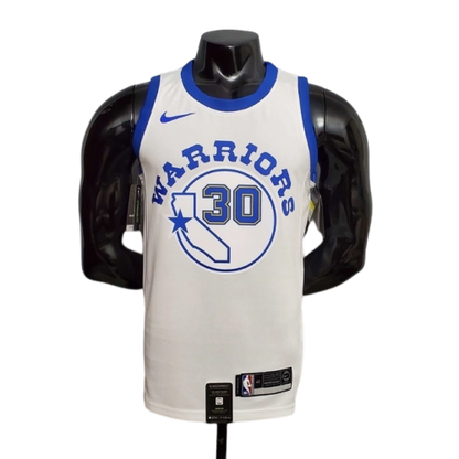 Camisa Regata Golden State Warriors Branca e Azul - Nike - Masculina