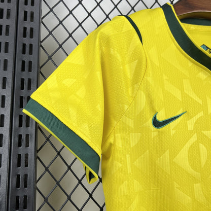 Conjunto Infantil Brasil Titular 2026 - Amarelo