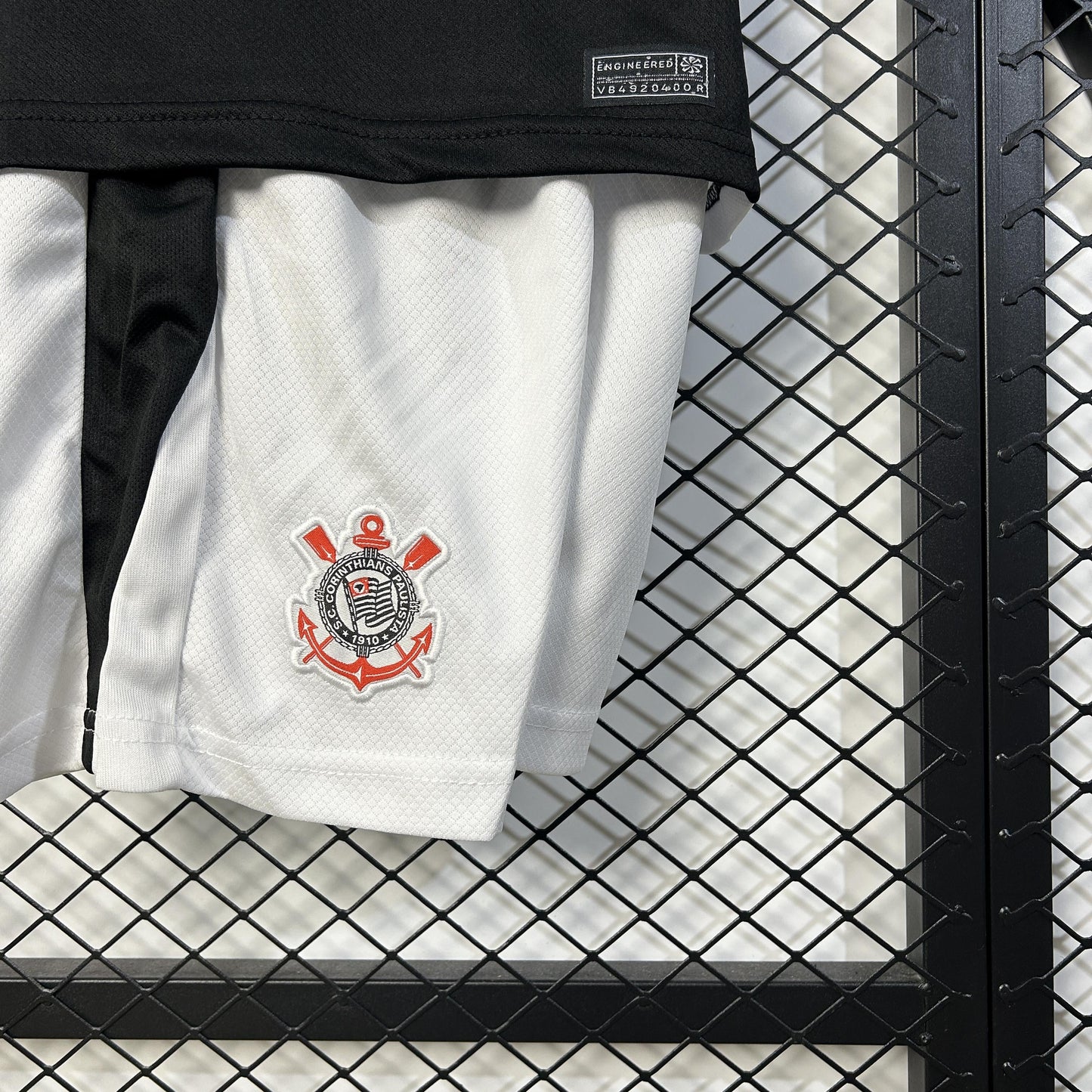 Conjunto Infantil Corinthians Fora 25/26 - Preto