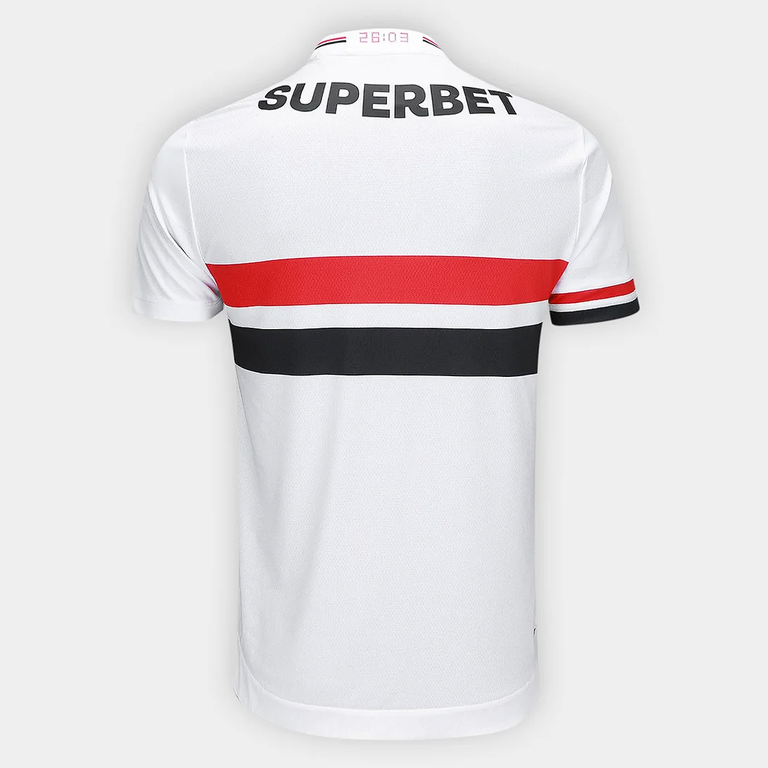 Camisa São Paulo Titular 25/26 - Branca
