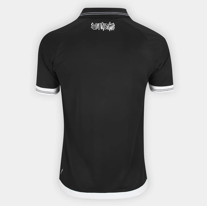 Camisa Vasco da Gama Titular 25/26 - Preto e Branco