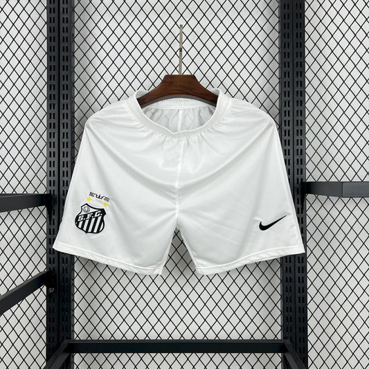 Shorts Santos Titular 11/12 - Branco Retrô