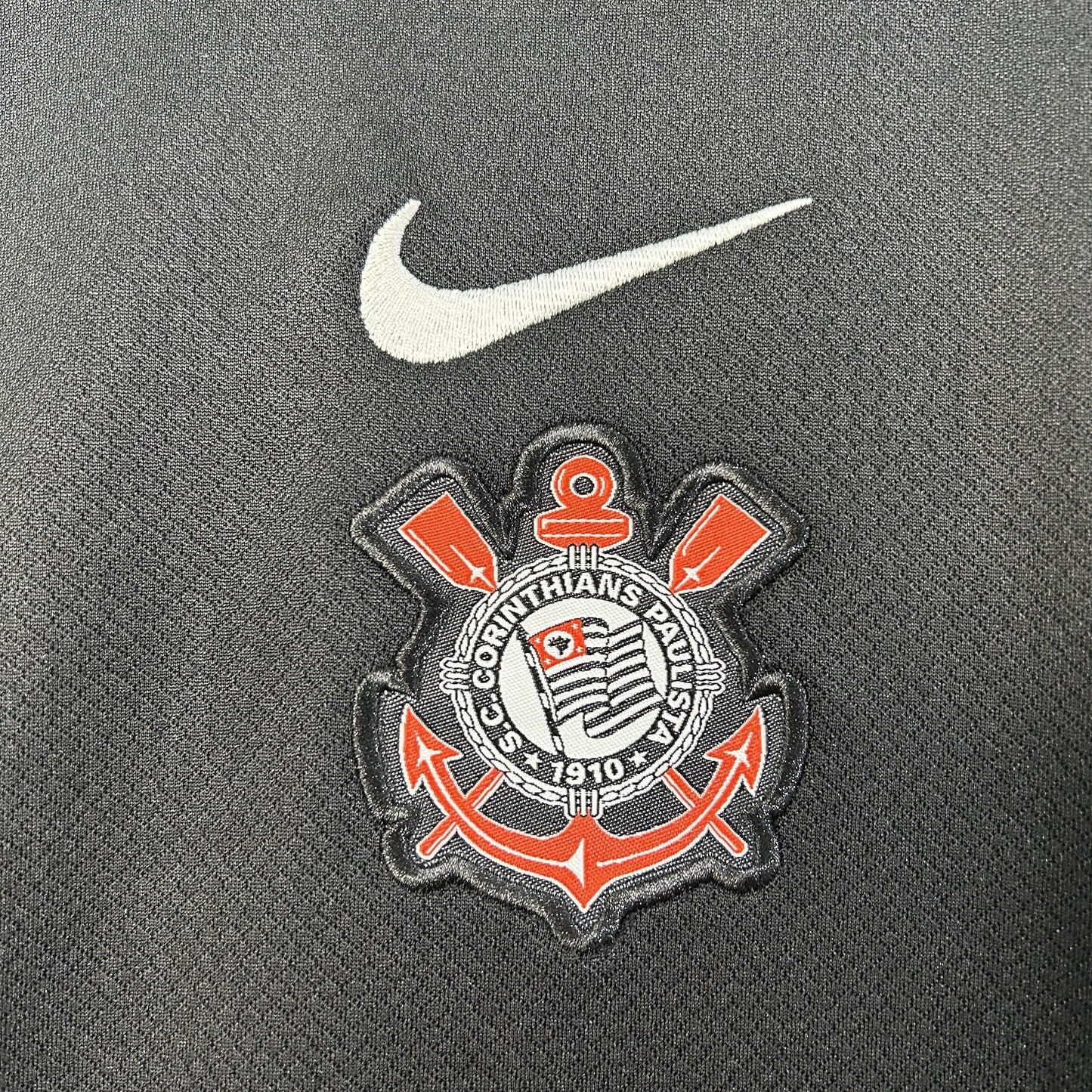 Conjunto Infantil Corinthians Fora 25/26 - Preto