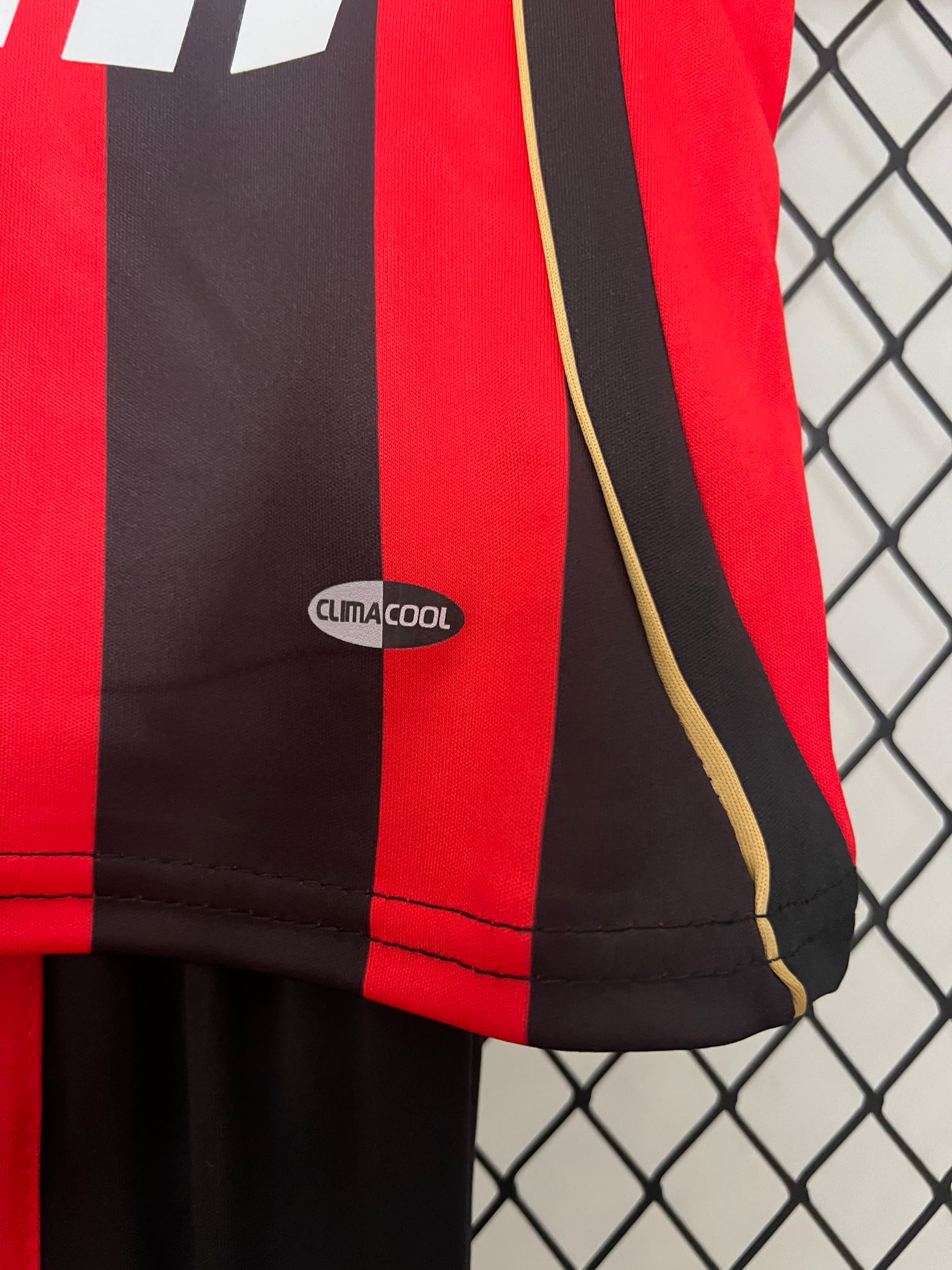 Conjunto Infantil Milan Titular 2006 - Vermelho e Preto