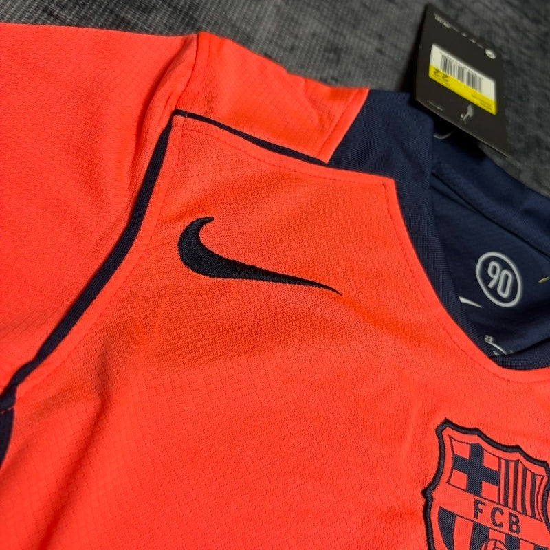 Conjunto Barcelona 25/26 - Laranja
