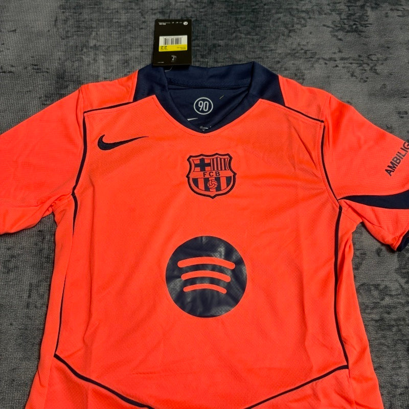 Conjunto Barcelona 25/26 - Laranja